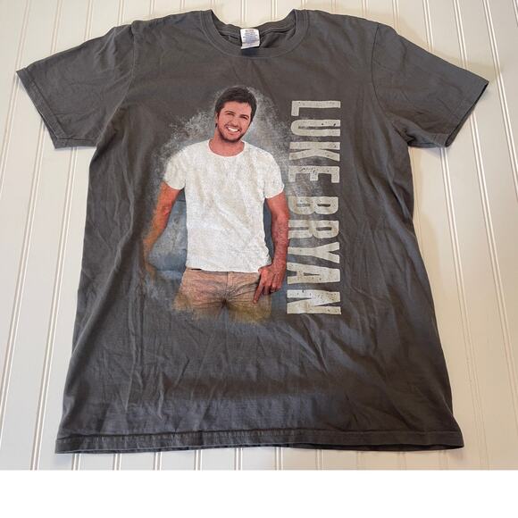 Luke Bryan Tailgates Tanlines Concert Tour Country Music T Shirt Adult Medium - Picture 1 of 7